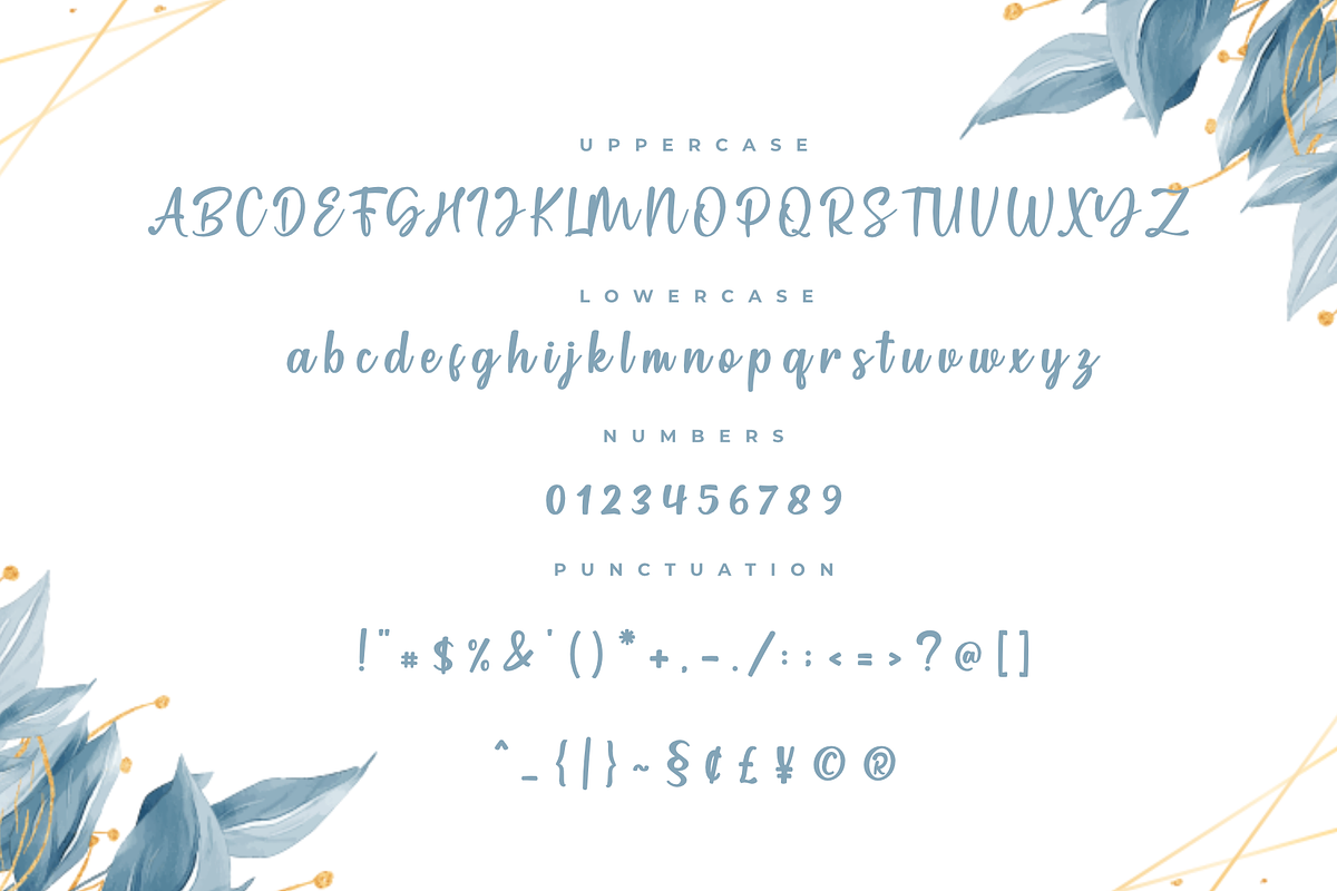 Gather - Craft Font preview 7