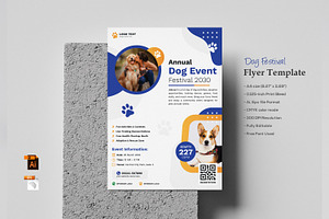 Dog Event Festival Promotion Flyer, a Flyer Template by zahidhossainalif