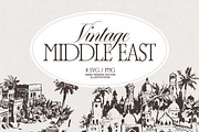 Vintage Middle Eastern Architecture, an Empty State Illustration by TheMountBirdStudio (Thumbnail 1 of 9)