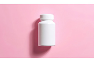A plain white medicine bottle on a, a Health & Medical Photo by Igor Tichonow