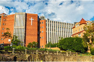 St Aloysius College, a Catholic school for boys in Kirribilli near, an Architecture Photo by Leonid Andronov