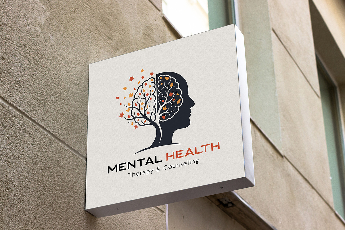 Mental Health Logo Template, a Branding & Logo Template by YUDesignStore (Photo 4 of 6)