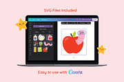 Back to School Vector Illustrations, an Education Illustration by taraleicreative (Thumbnail 8 of 9)