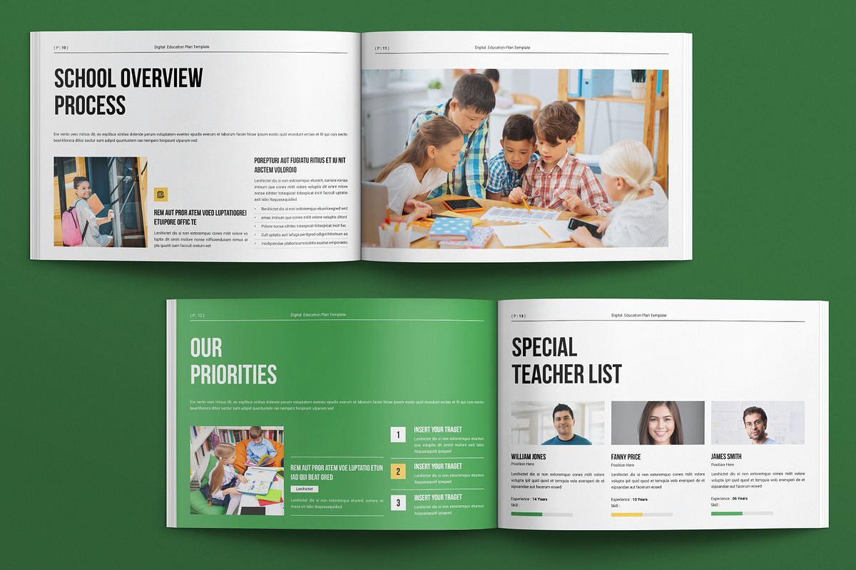 Digital Education Plan Landscape, a Brochure Template by E-Type (Photo 5 of 7)