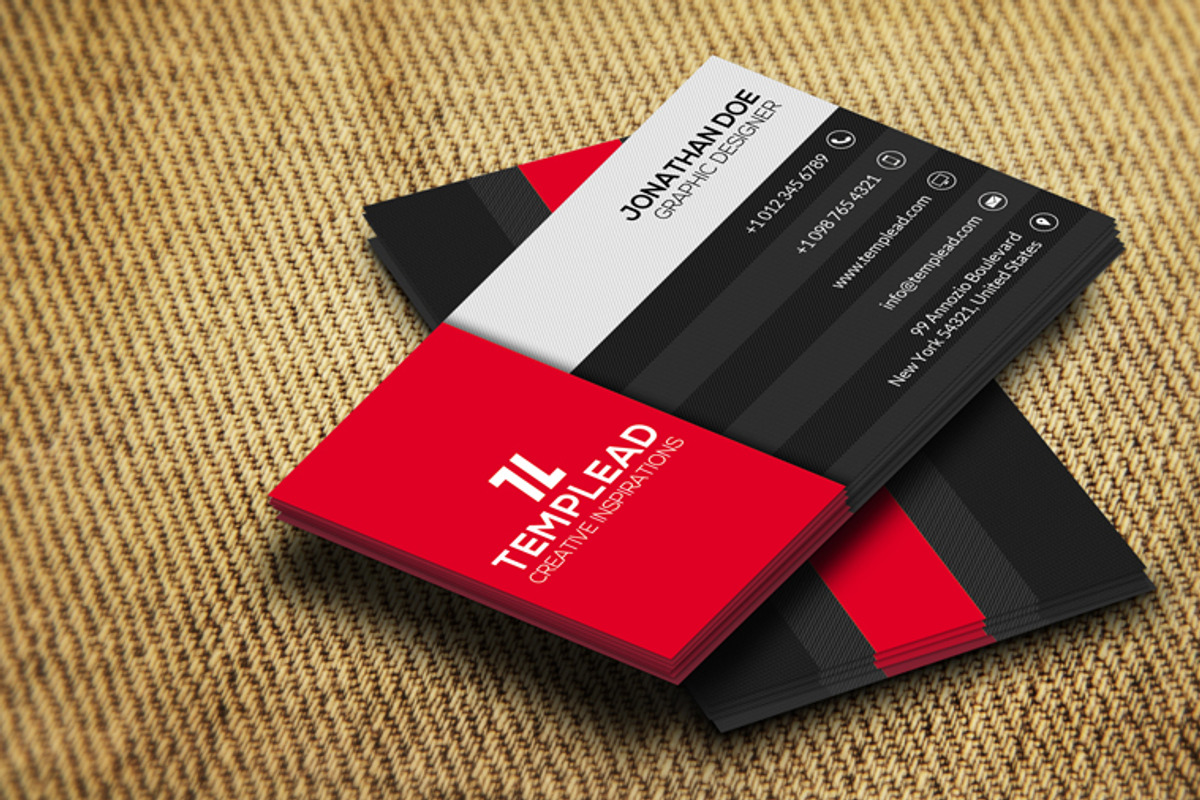 Corporate Business Card CM145, a Business Card Template by annozio (Photo 3 of 4)