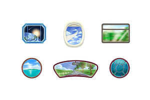 Window Views Collection, an Object Graphic by Deemak Daksina