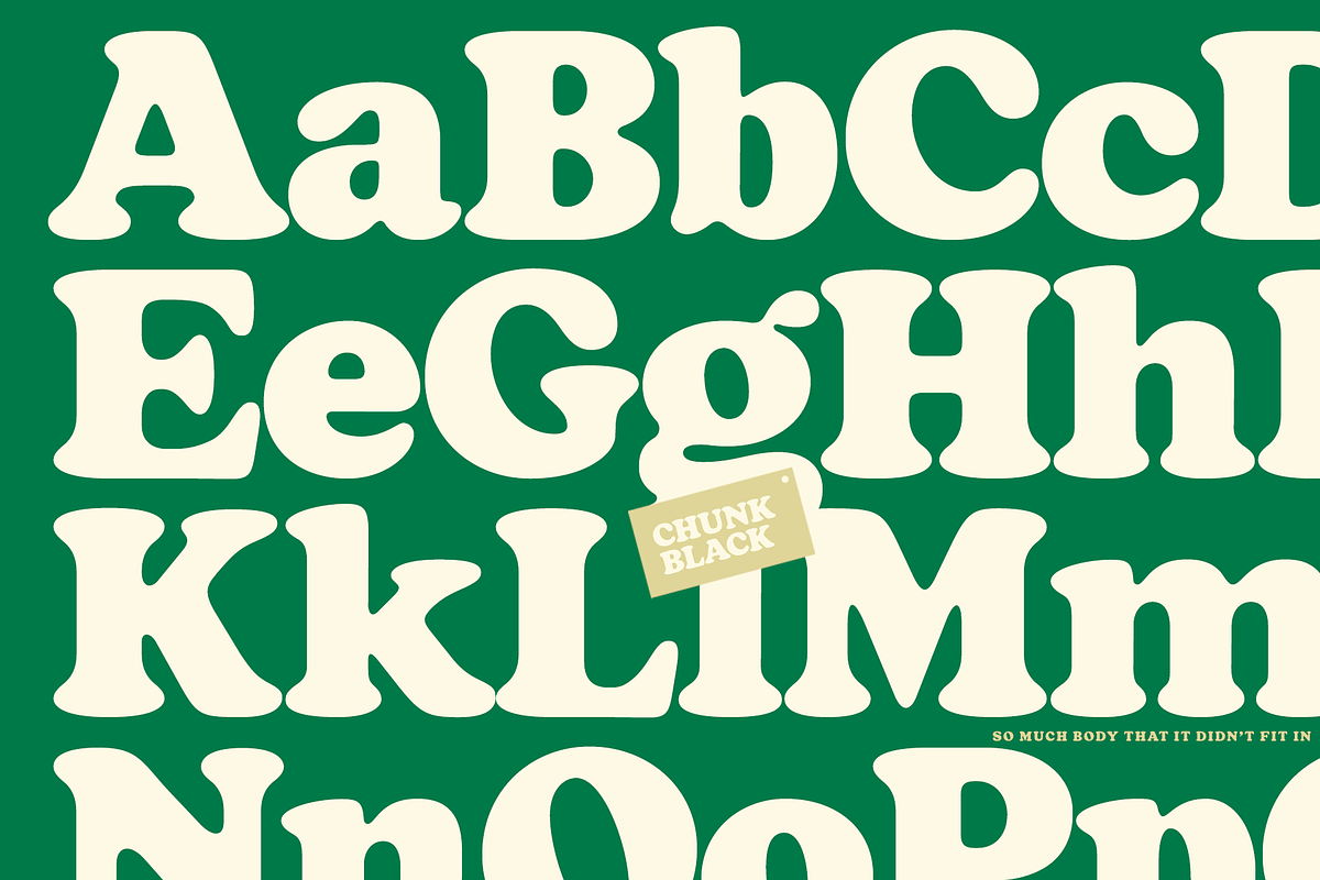 Chunk Black Retro Serif, a Serif Font by Fenotype (Photo 2 of 17)