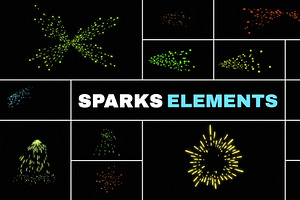 Sparks Elements for DaVinci Resolve, a Templates & Theme by FlashFXbox