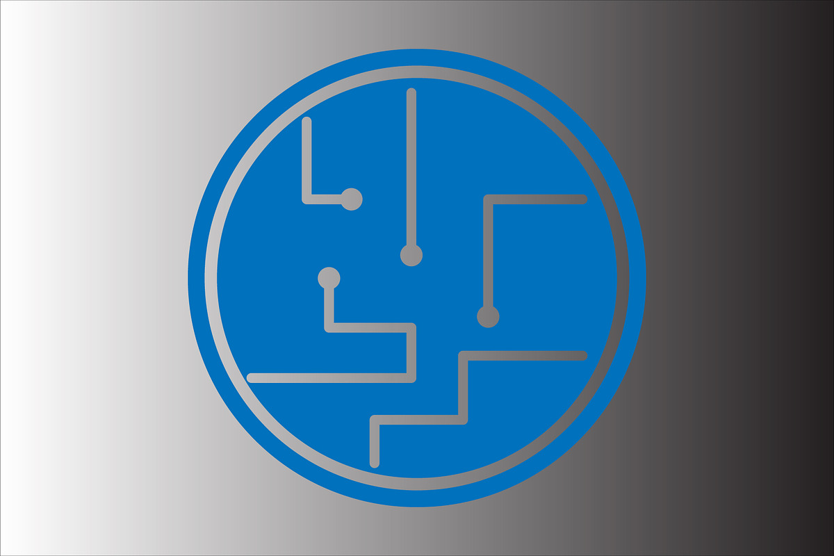 Microcircuit icon design template, a Solid Icon by Sumberpangan (Photo 3 of 3)