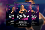 Ladies Night Flyer Template, a Flyer Template by Creative Waffle (Thumbnail 1 of 5)