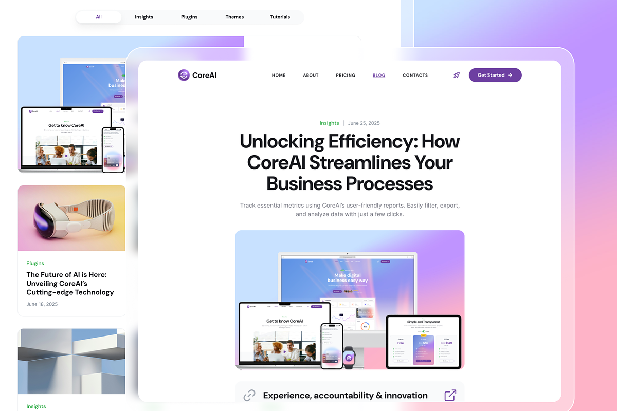 CoreAI: The SaaS Framer Template preview 6