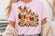 Cute Christmas Reindeer Family PNG, a Seasonal Illustration by Rose Art (Thumbnail 3 of 4)