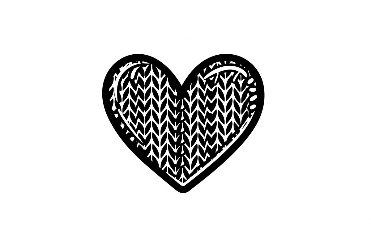 Knitted Heart Love Vector Bundle, an Illustration by Designs_River (Photo 2 of 53)
