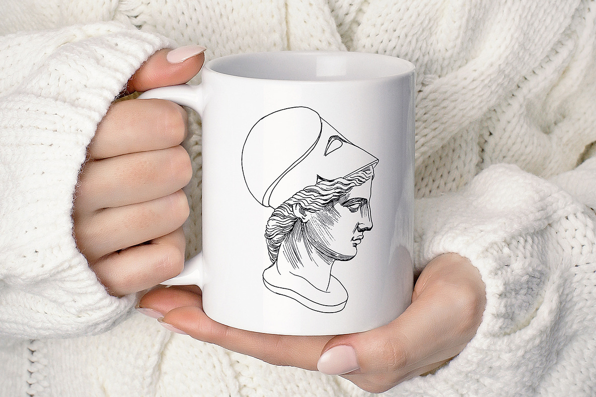 Classical sculpture clipart, an Illustration by ViktoriArt (Photo 6 of 8)