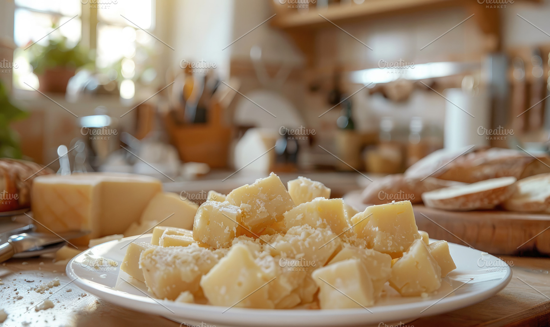 Compose a cozy kitchen scene where c, a Photo by LOGOCREATIVE