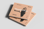Hard Cover Square Book Mock-up, a Books & Magazine Mockup by Yogurt86 (Thumbnail 10 of 19)