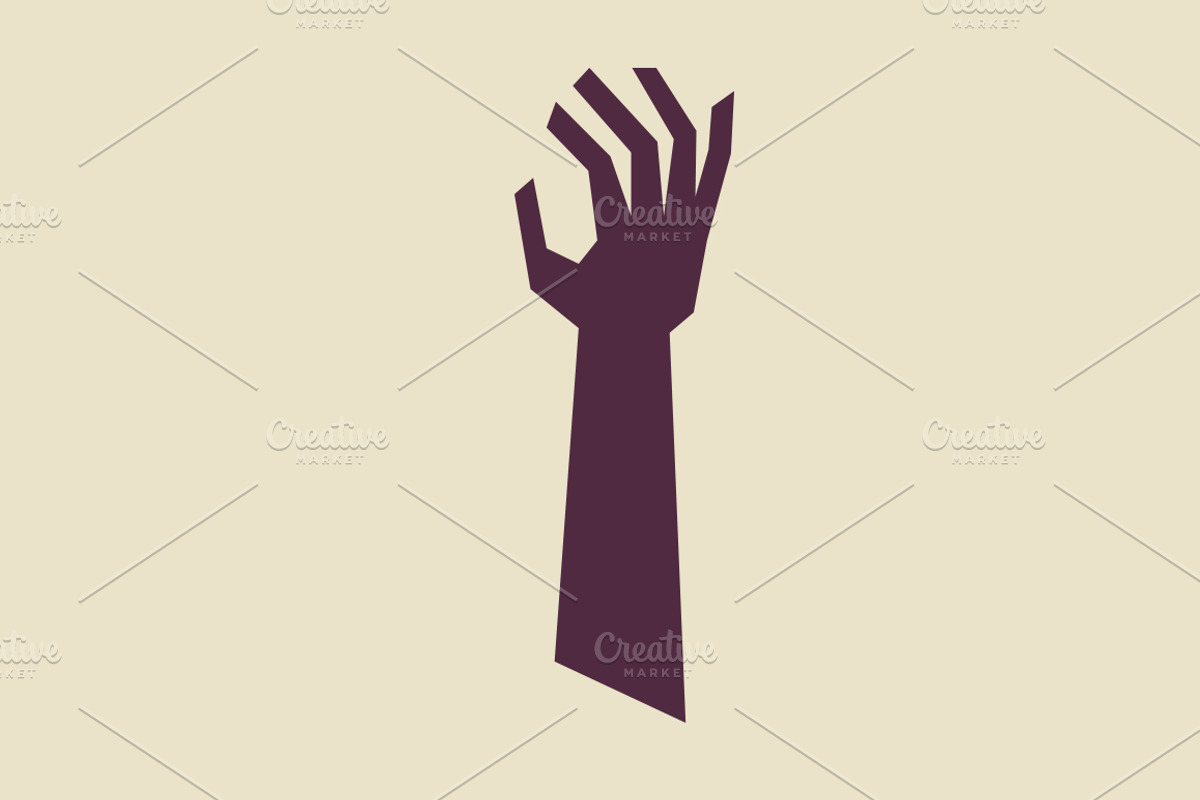 Stylized Illustrated Arm with Hand, an Illustration by Ryder Doty