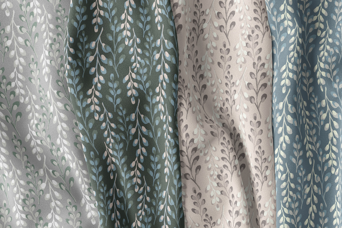 Falling Vines Seamless Pattern, a Pattern Graphic by JESSIE BLOOM STUDIO (Photo 1 of 4)