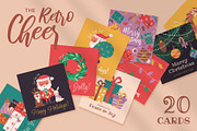 Retro Cheer: 40 Christmas Wall Art, a Seasonal Illustration by IuliiaSavko (Thumbnail 5 of 11)