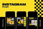 Lumixe Streetwear Instagram Template, a Social Media Template by Shinra Labs (Thumbnail 2 of 5)