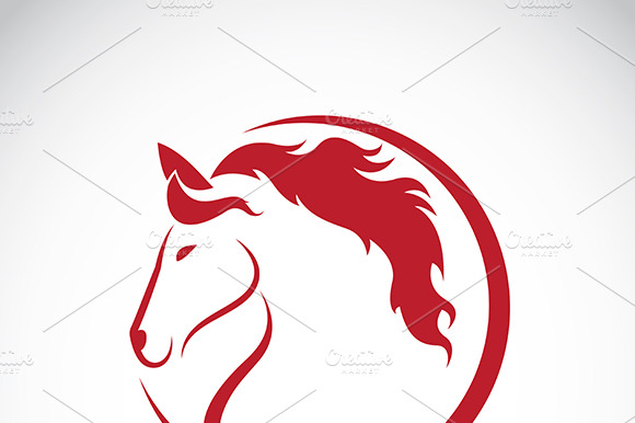 Vector Of Horse Design. Animals.