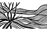 Nature Landscape Silhouette Bundle, an Illustration by Gfx_Store (Thumbnail 5 of 6)