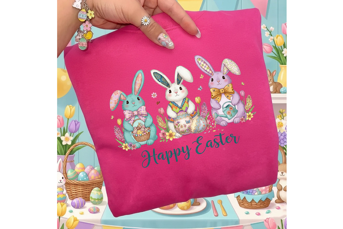 Happy Easter PNG Coquette Easter, an Illustration by Designking (Photo 2 of 5)