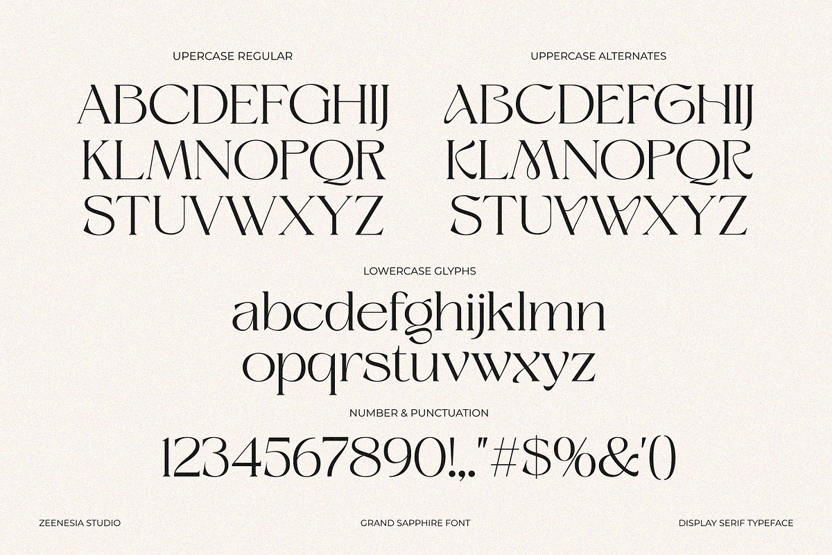 Grand Sapphire, a Serif Font by zeenesia (Photo 18 of 19)