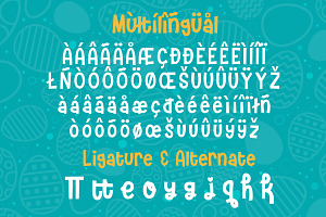 House Easter - Display Fonts Trio