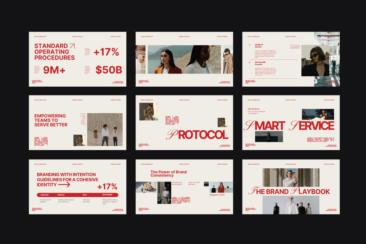 Budapest - Brand Guidelines PPT, a Presentation Template by Antelope Studio (Photo 5 of 8)
