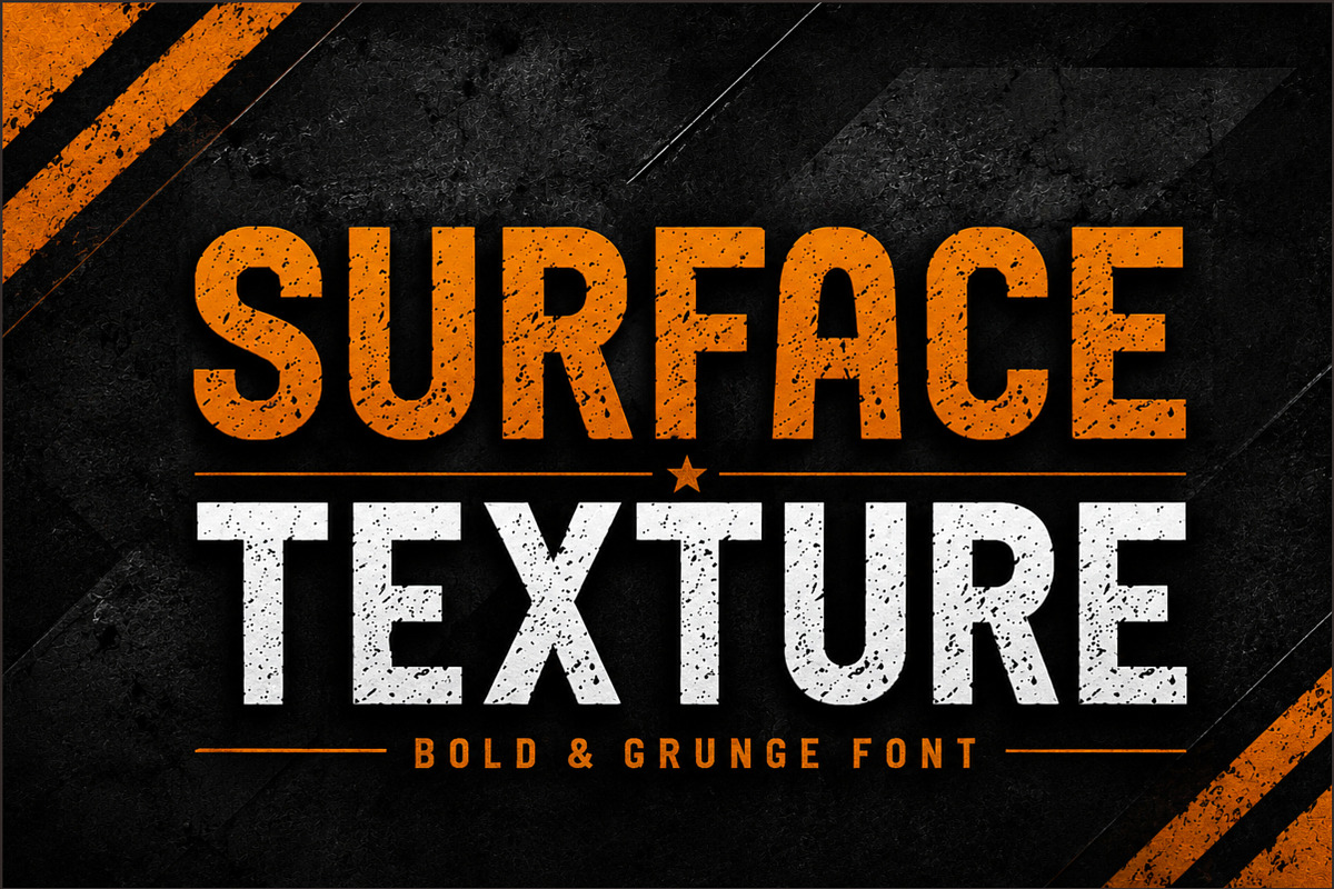 Surface Texture, a Sans Serif Font by Limited.studio (Photo 1 of 4)