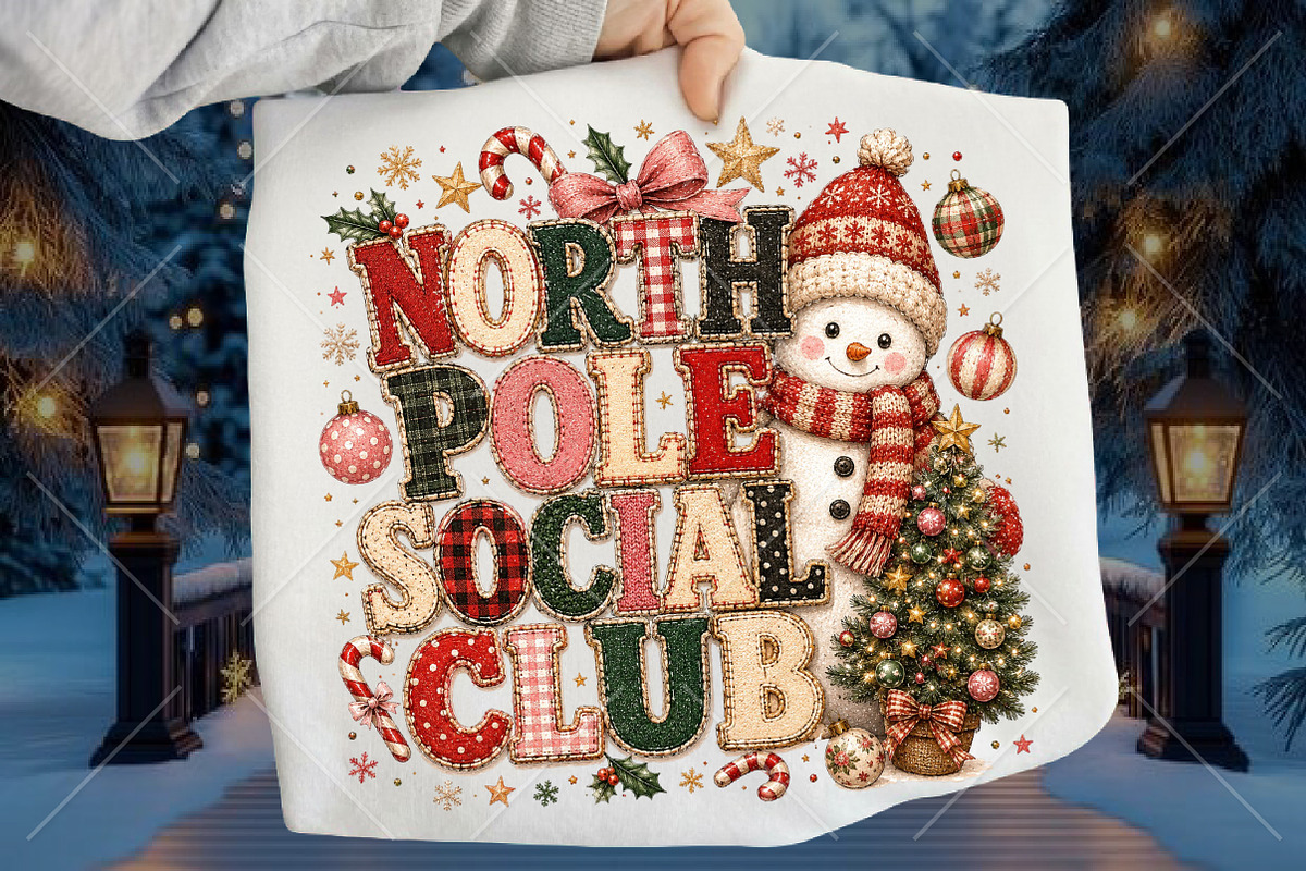Christmas Ghost Snowman Social Club, a Seasonal Illustration by Canvas Craft (Photo 1 of 6)