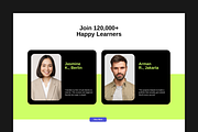 Figma Online Course Landing Page, a Landing Page Template by Musara (Thumbnail 2 of 5)