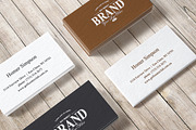 8 Realistic Business Card Mockups, a Print Template by ItemBridge (Thumbnail 4 of 5)