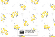 Little Yellow Blooms Floral Pattern, a Pattern Graphic by Irina Ostapenko (Thumbnail 1 of 4)