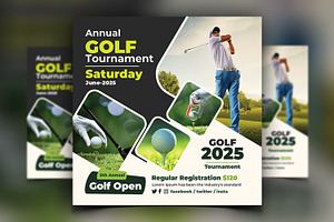 Golf Flyer, a Flyer Template by AfzaalGraphics