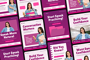 Lingua - Market Value Social Media, a Social Media Template by SLAB! Design (Thumbnail 7 of 8)