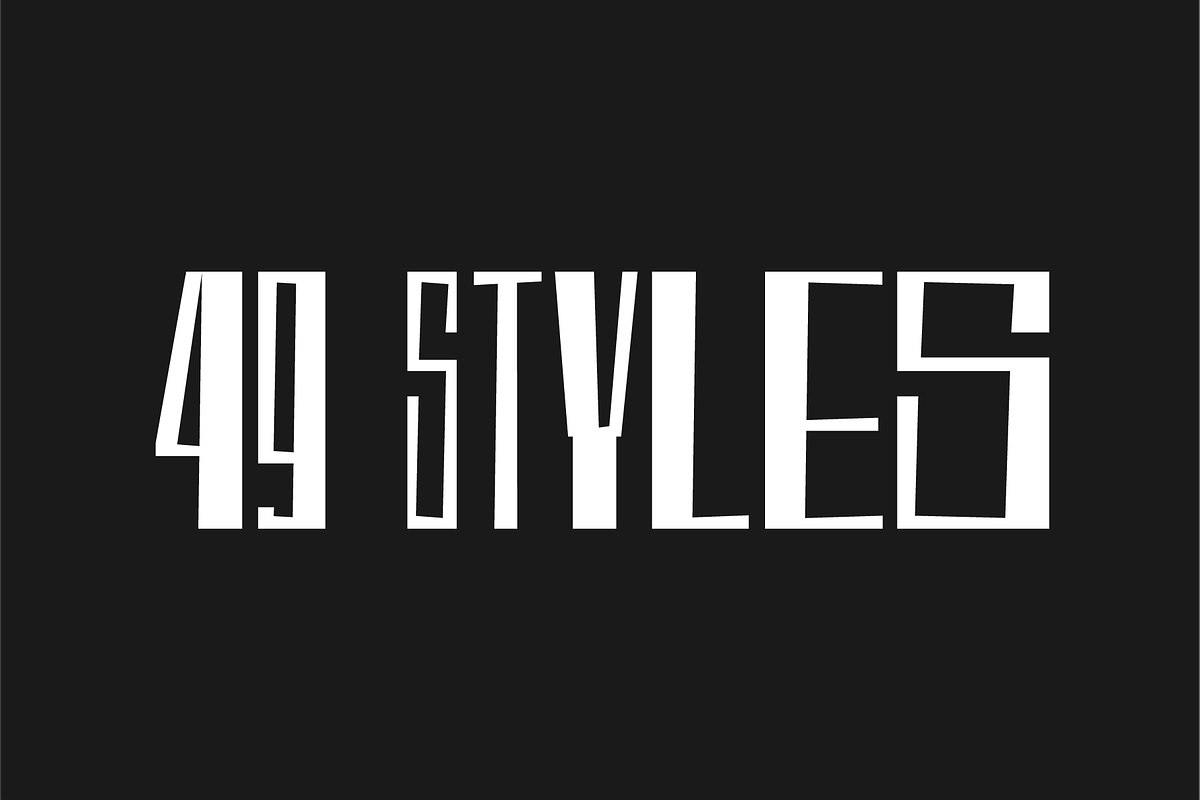 Nullomis | 49 fonts - 70% OFF, a Sans Serif Font by kulturrrno (Photo 9 of 11)