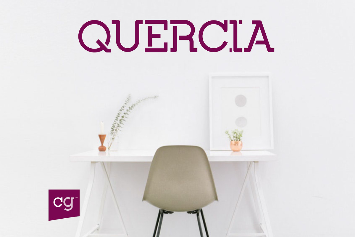 Quercia | Logo Stencil Slab Font preview 4