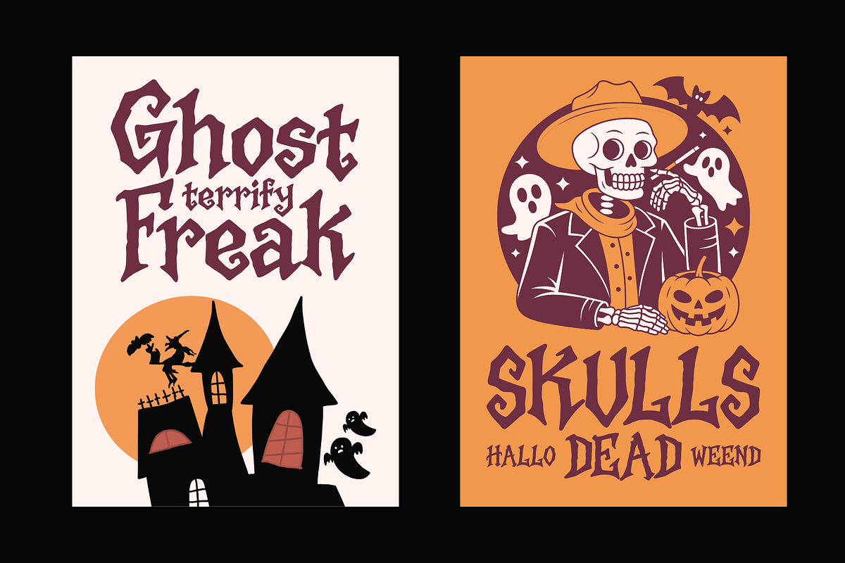 Mevisto – Horror Halloween Display, a Handwritten Font by MaikoHatta (Photo 6 of 7)