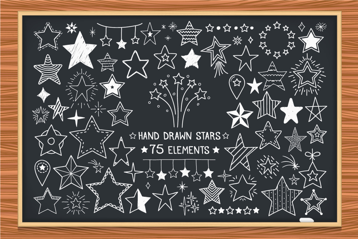 Hand Drawn Stars, a Graphic by PixMarket (Photo 2 of 6)