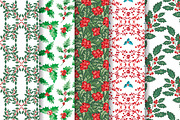12 Winter Seamless Patterns Set, a Pattern Graphic by Sunset&Sea Design (Thumbnail 2 of 4)
