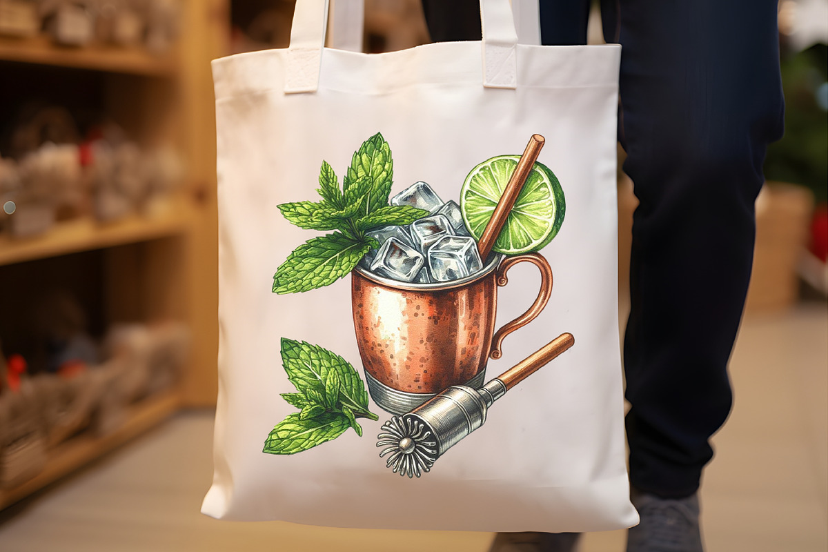 Moscow Mule Cocktail Watercolor Clip, an Illustration by Rose Art (Photo 4 of 8)