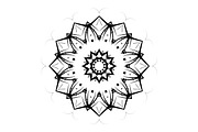 Black White Mandala Illustration Set, a Decorative Illustration by NJ Himel (Thumbnail 54 of 101)