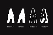 Shourtcut Vintage Bundle Font, a Blackletter Font by Arendxstudio (Thumbnail 3 of 8)