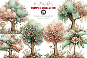 Tree Happy Spring Sublimation, an Illustration by CreationArt (Thumbnail 1 of 10)