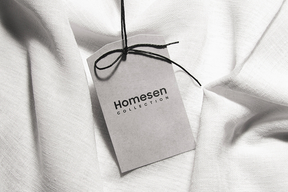 Logo Mockup Label Tag with Linen, a Product Mockup by Asylab (Photo 3 of 5)