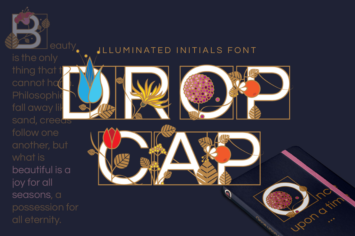 Drop Cap illuminated initials