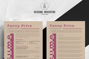 Bold & Clean CV Template