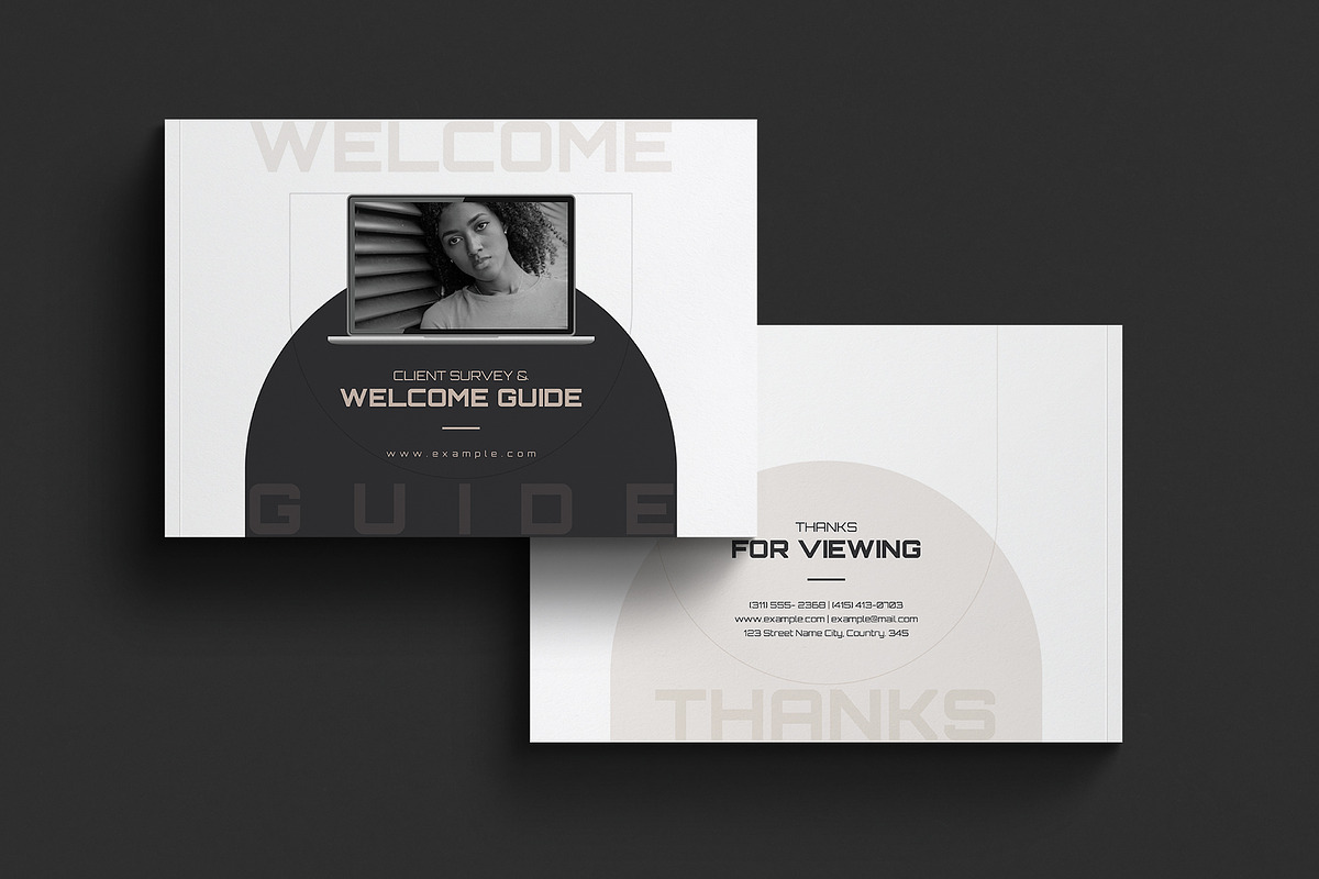 Client Welcome Guide Landscape, a Magazine Template by TemplatesForest